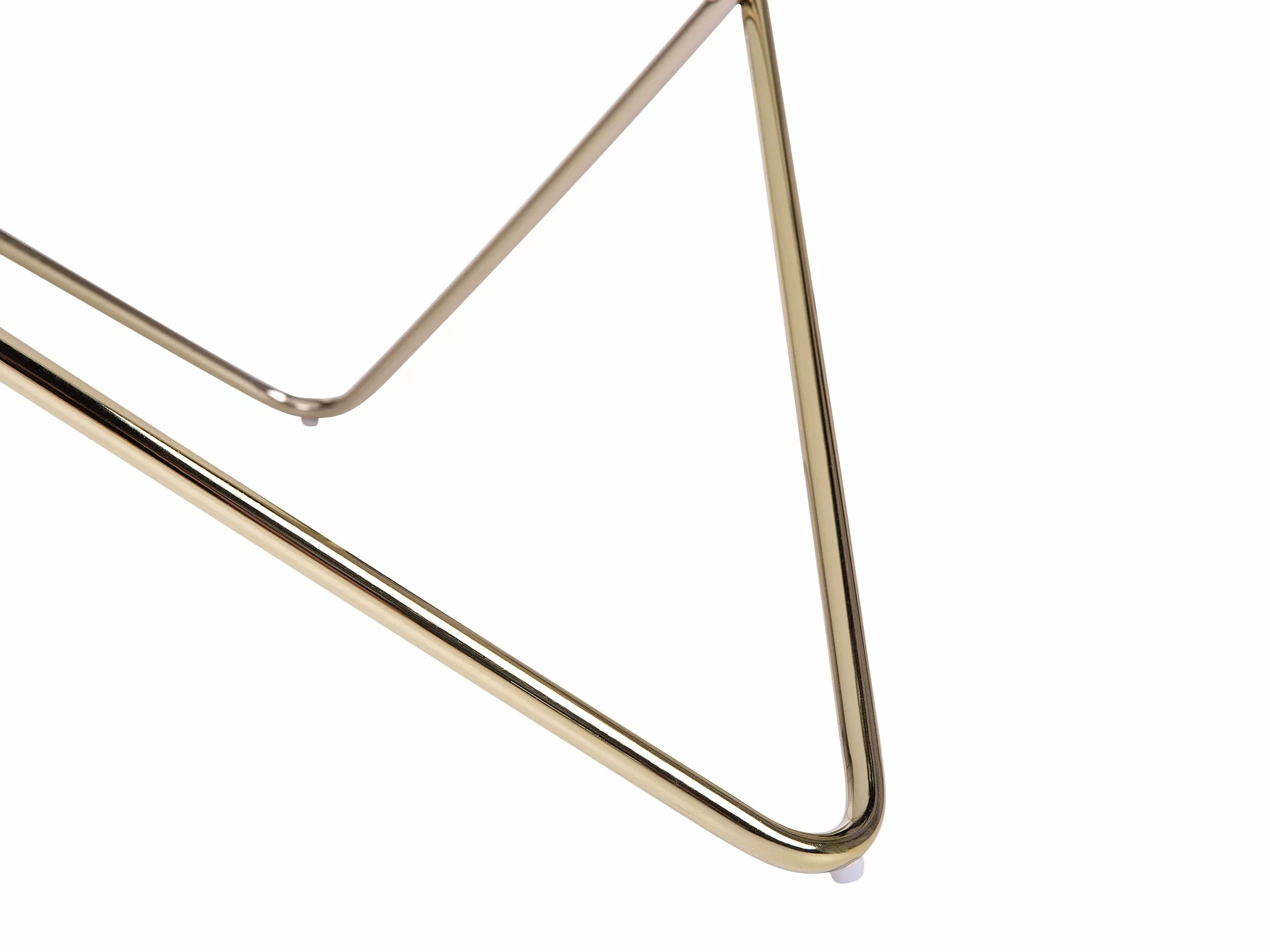 Beliani Sohvapöytä Lasitasolla Metalli Valkoinen/kulta MERIDIAN II - Image 6