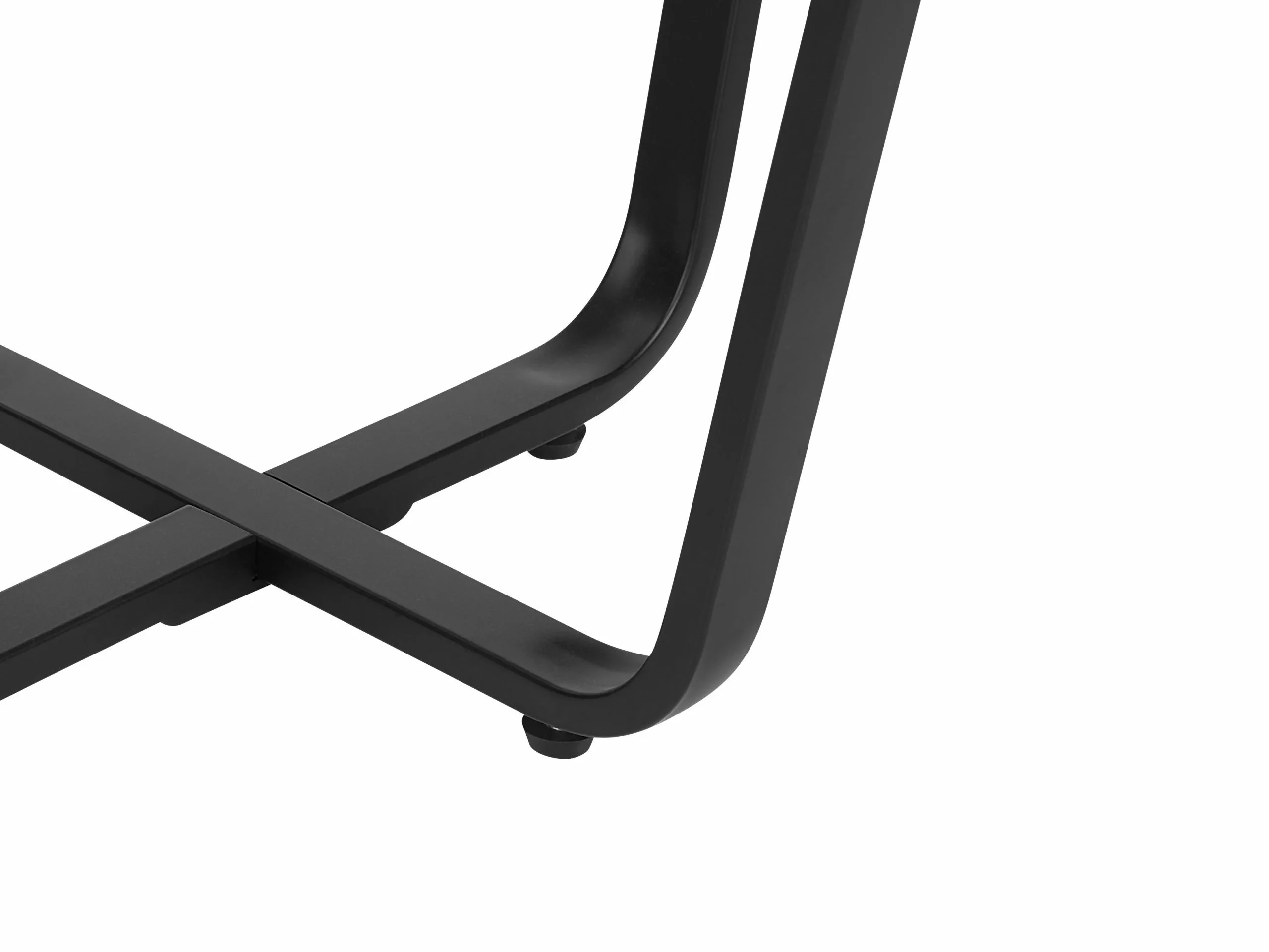 Beliani Sivupöytä Valkoinen/musta VALERA - Image 8