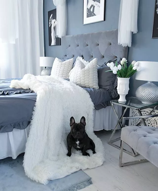 Beliani Sivupöytä Lasitasolla Rosteri Hopea BEVERLY - Image 4