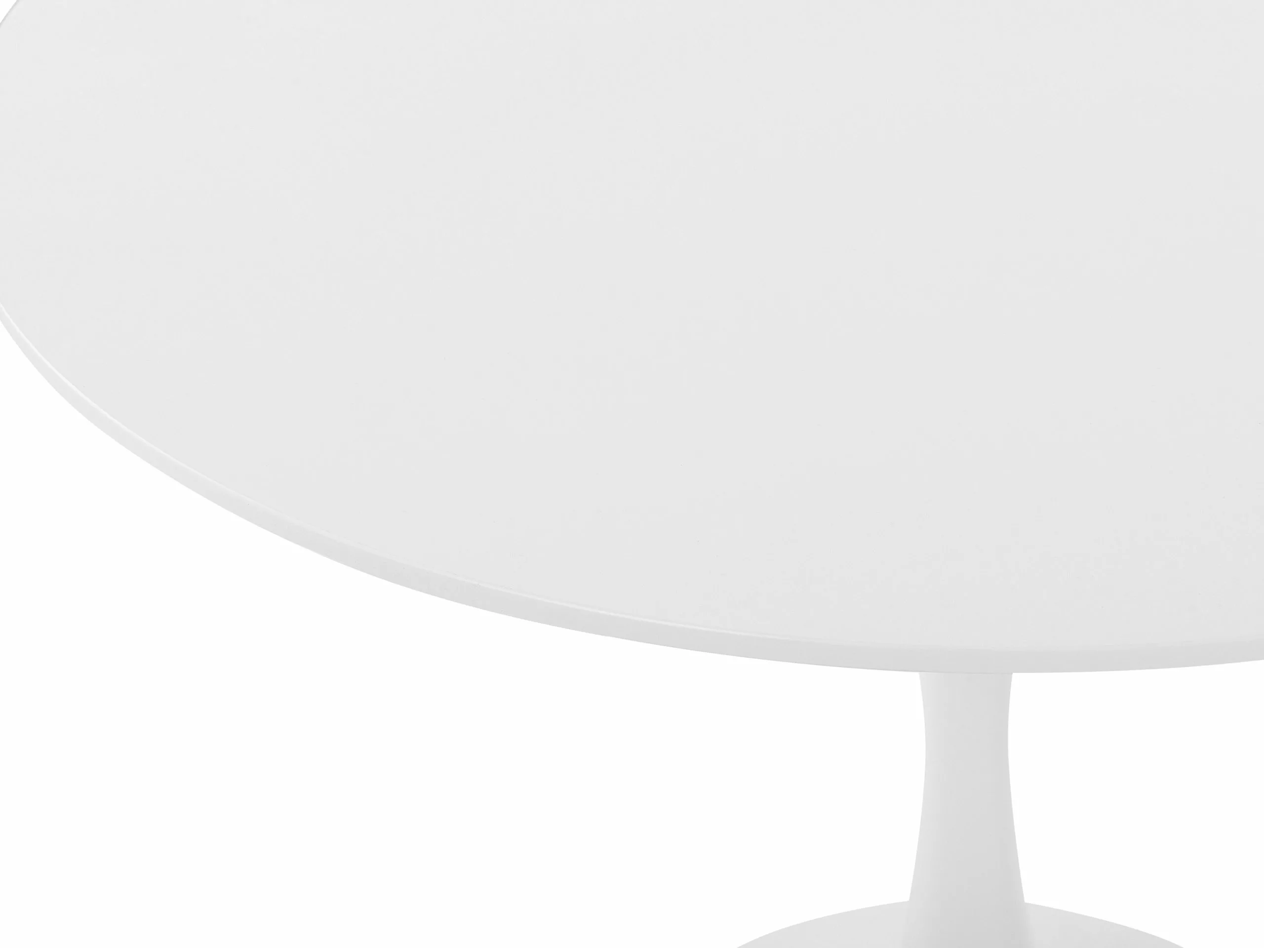 Beliani Ruokapöytä Valkoinen ⌀ 90 Cm BOCA 7 Beliani Ruokapöytä Valkoinen ⌀ 90 Cm BOCA - Image 5