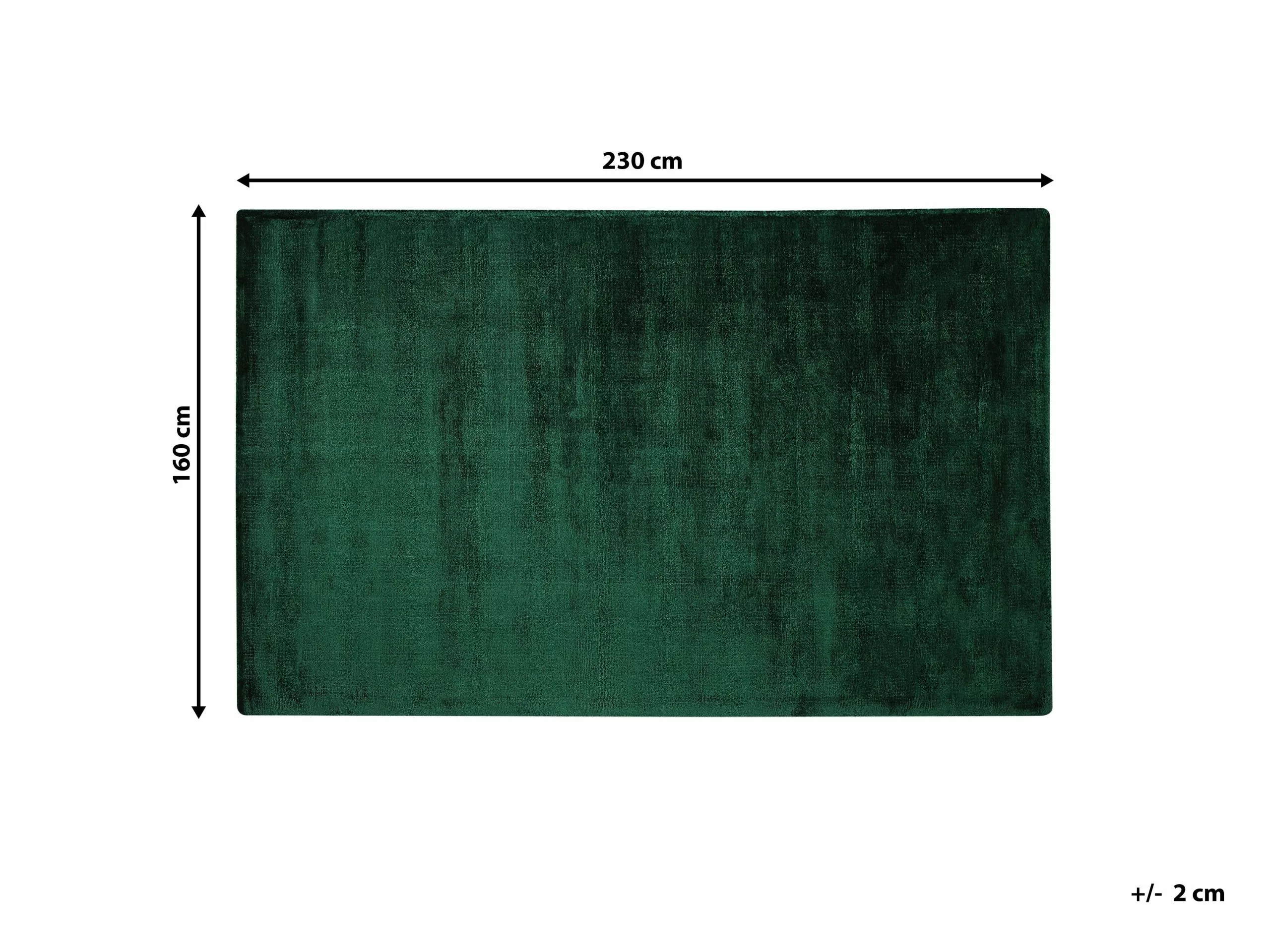 Beliani Matto Viskoosi Tummanvihreä GESI II Useita Kokoja 8 Beliani Matto Viskoosi Tummanvihreä GESI II Useita Kokoja - Image 6