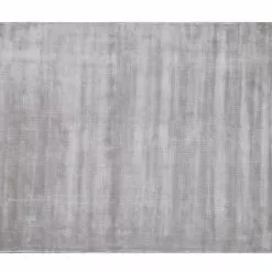 Beliani Matto Viskoosi Vaaleanharmaa GESI II Useita Kokoja