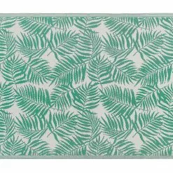 Beliani Ulkomatto Kaksipuolinen Sinivihreä 160 X 230 Cm KOTA