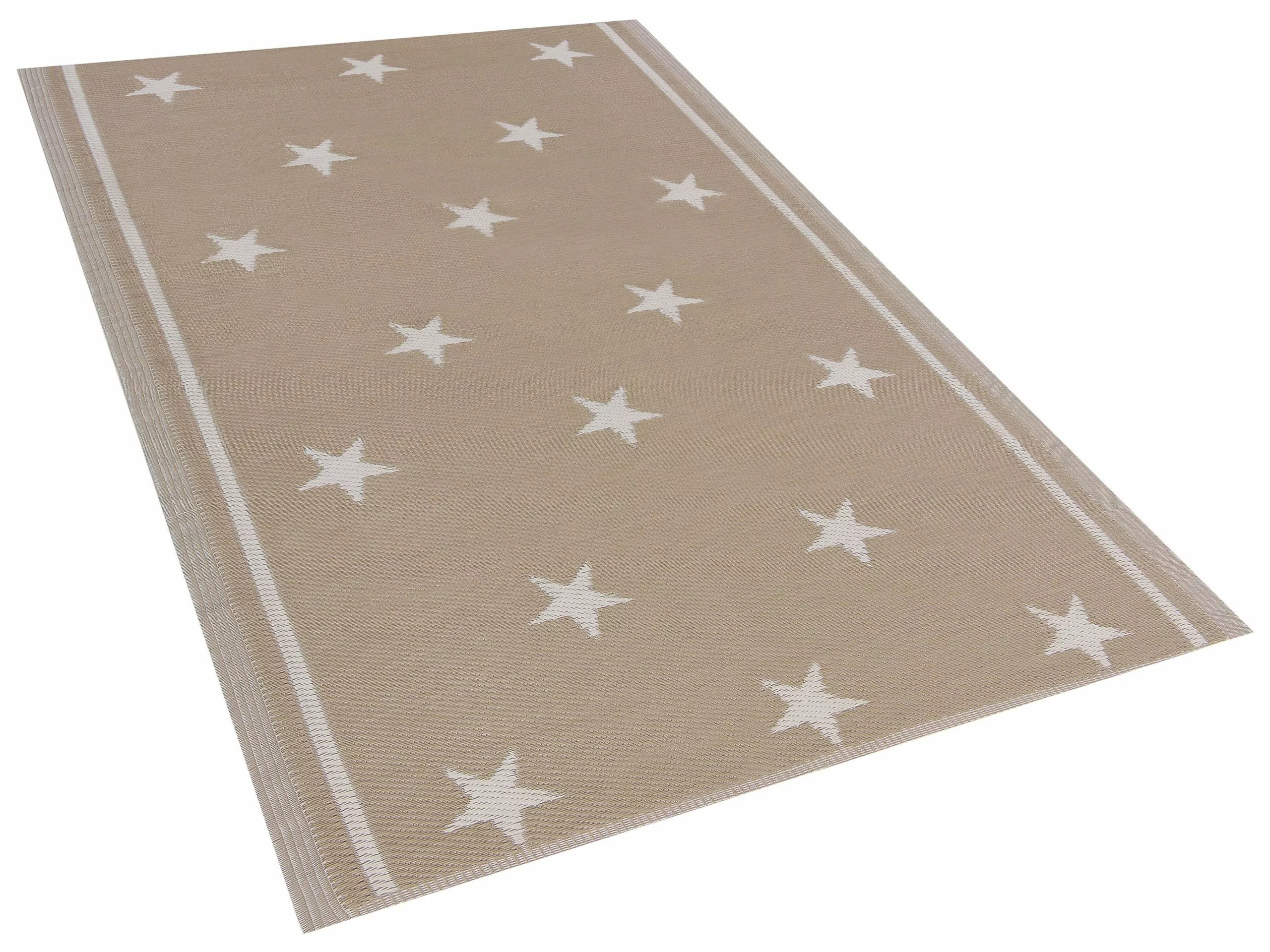 Beliani Ulkomatto Beige 120 X 180 Cm LATUR - Image 3