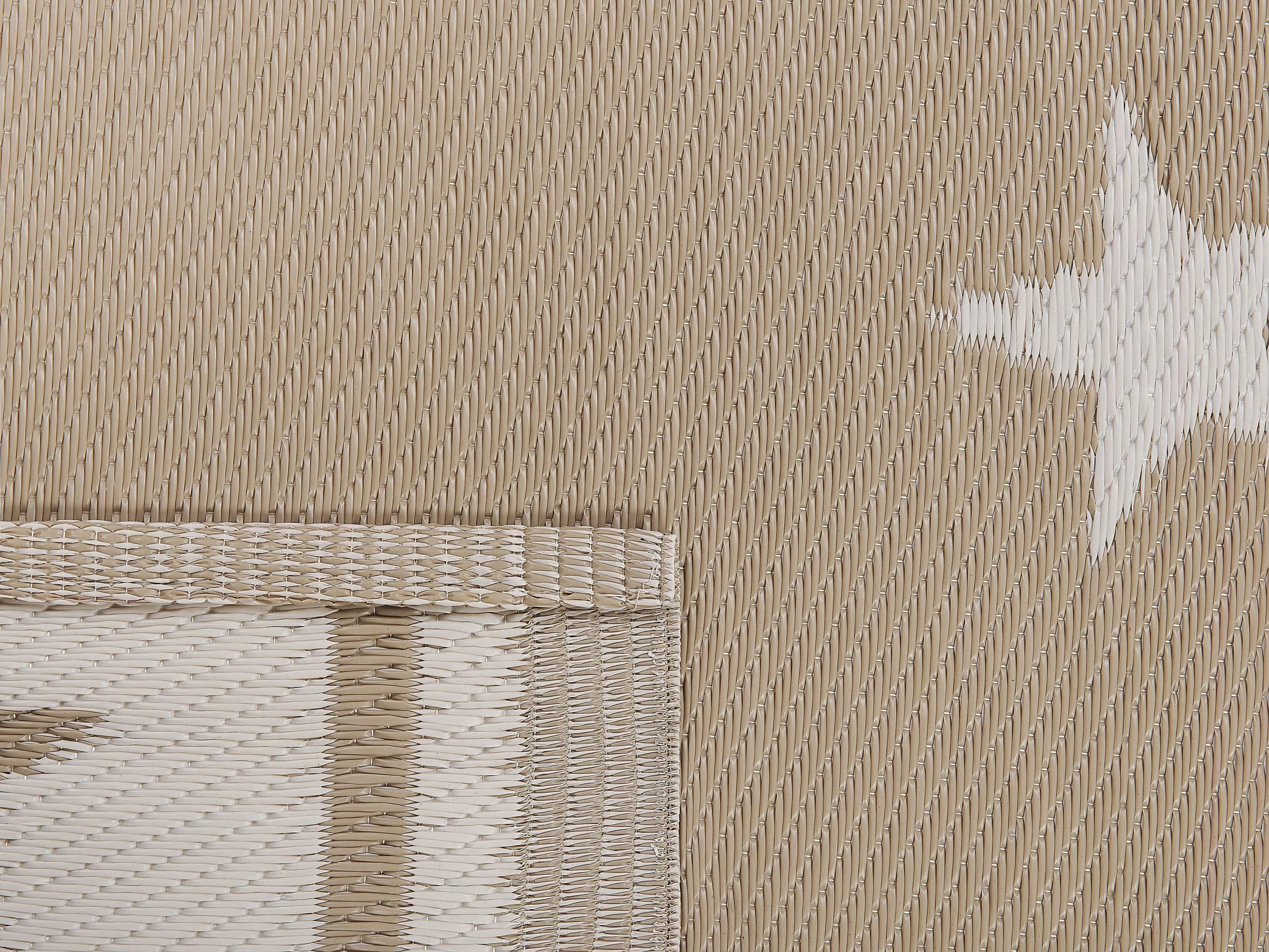 Beliani Ulkomatto Beige 120 X 180 Cm LATUR - Image 4