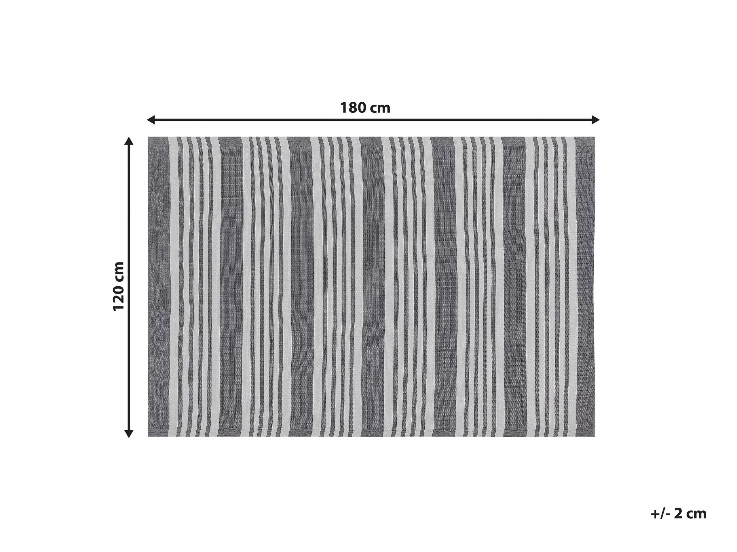 Beliani Ulkomatto Harmaa 120 X 180 Cm DELHI - Image 6