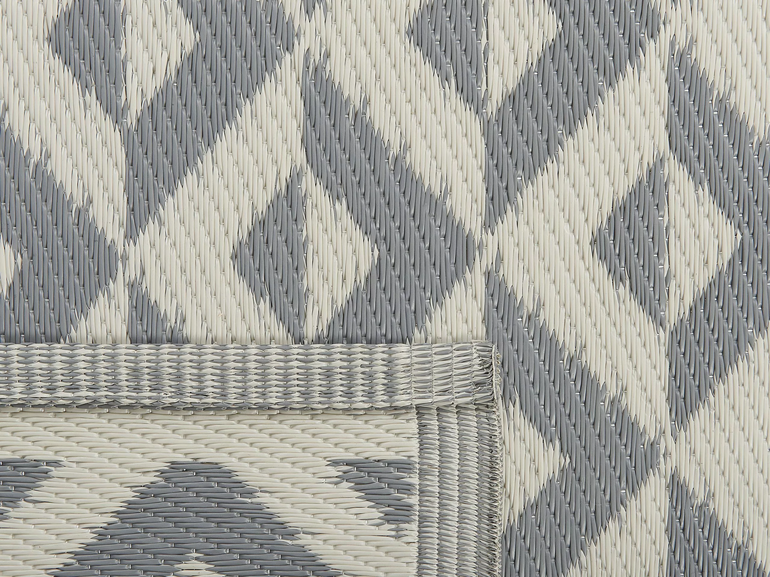 Beliani Ulkomatto Harmaa 120 X 180 Cm BIHAR 6 Beliani Ulkomatto Harmaa 120 X 180 Cm BIHAR - Image 4