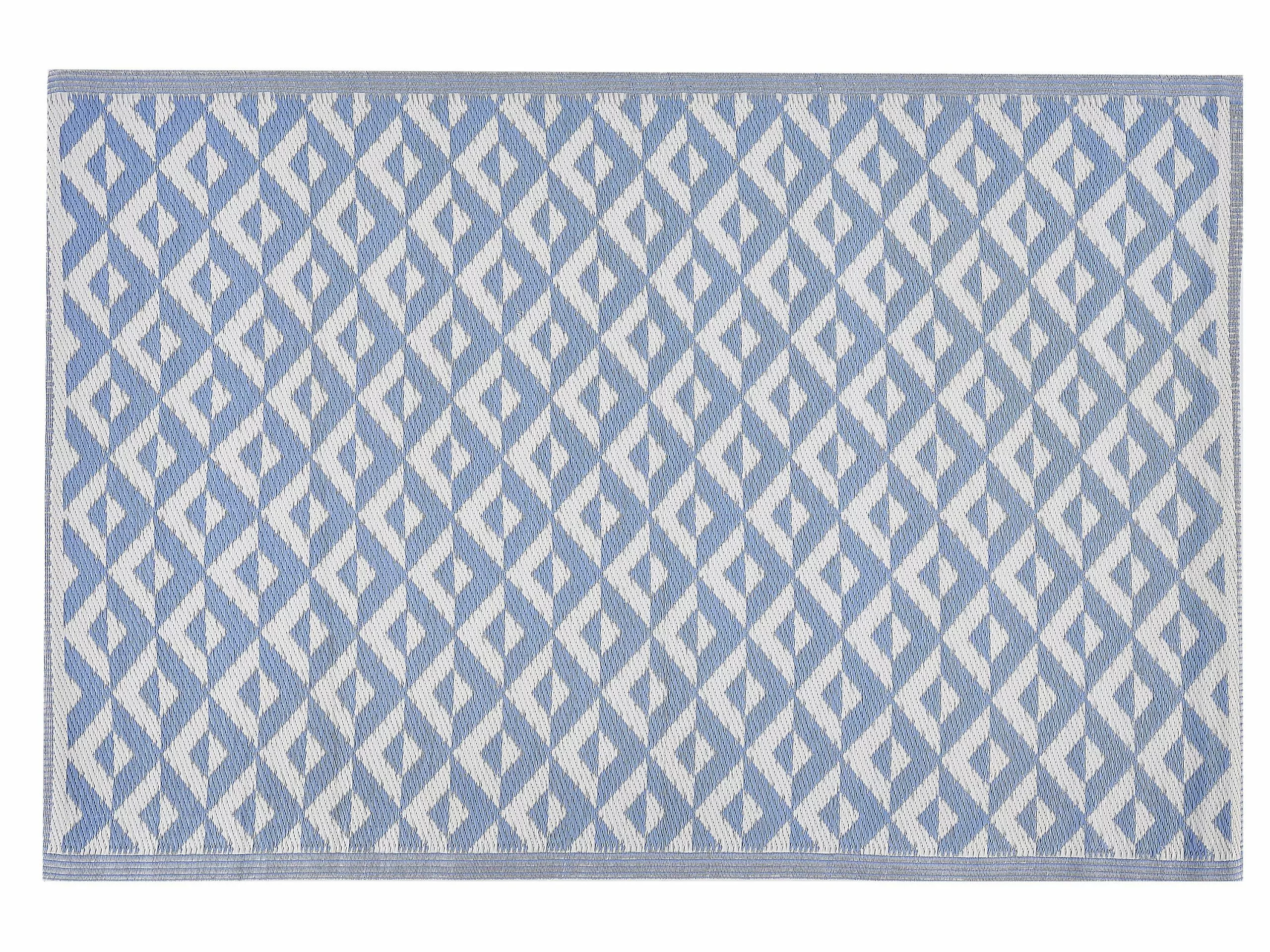 Beliani Matto Sininen 120 X 180 Cm BIHAR 3 Beliani Matto Sininen 120 X 180 Cm BIHAR