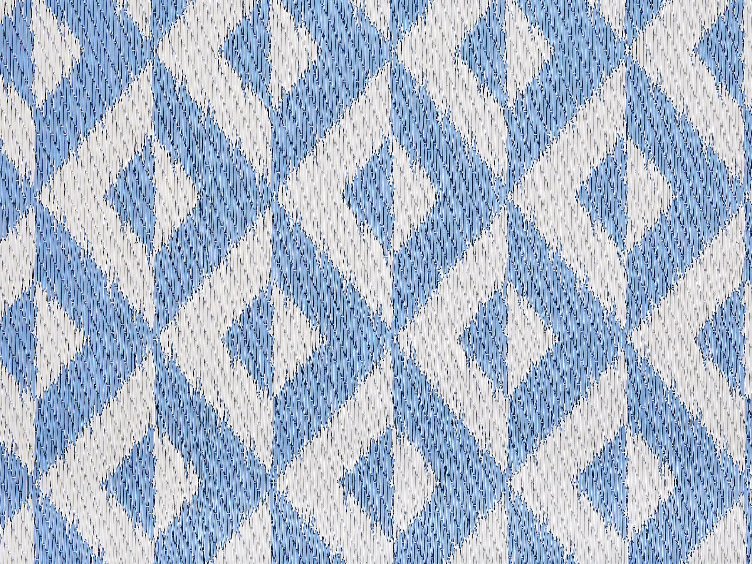 Beliani Matto Sininen 120 X 180 Cm BIHAR 6 Beliani Matto Sininen 120 X 180 Cm BIHAR - Image 4