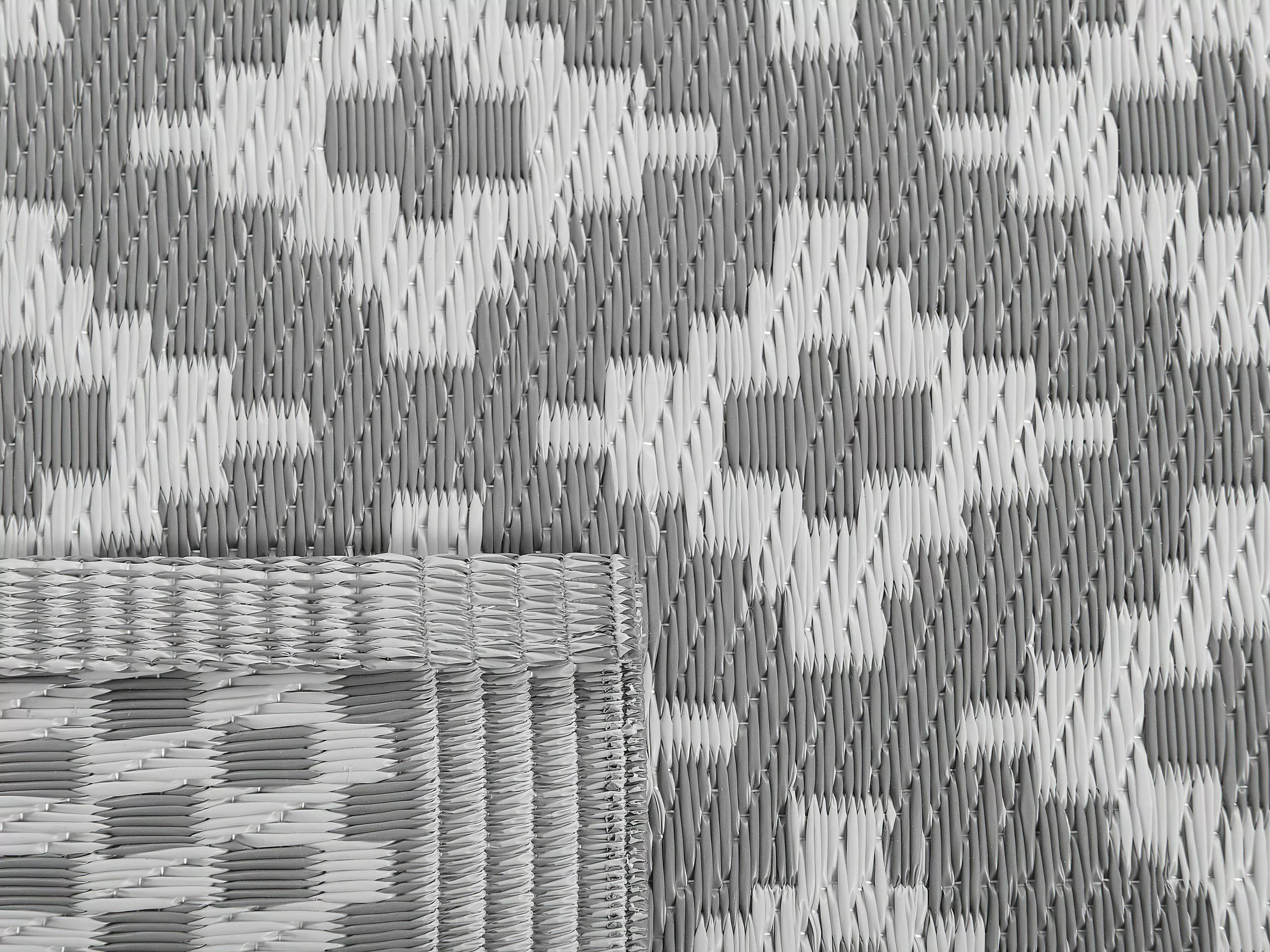 Beliani Ulkomatto Harmaa 120 X 180 Cm THANE 6 Beliani Ulkomatto Harmaa 120 X 180 Cm THANE - Image 4