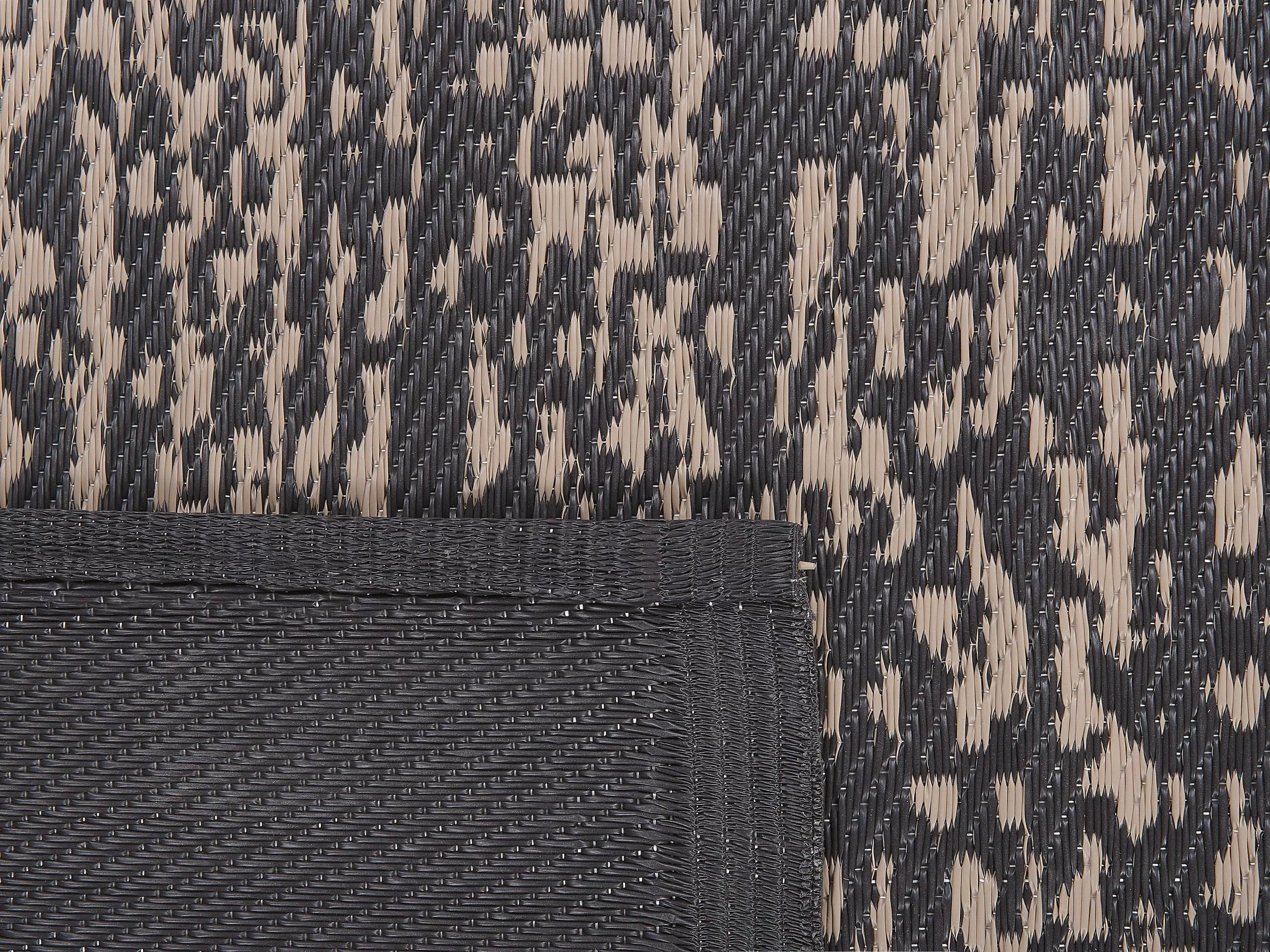 Beliani Ulkomatto Musta/beige 160 X 230 Cm BALLARI 7 Beliani Ulkomatto Musta/beige 160 X 230 Cm BALLARI - Image 5