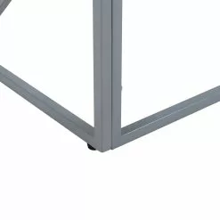 Beliani Sivupöytä Lasitasolla Metalli Hopea ORLAND -Ruokapöydät Myyntikauppa undef src sa picid 766626 type whitesh image scaled