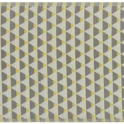 Beliani Ulkomatto Keltainen/harmaa HISAR Useita Kokoja