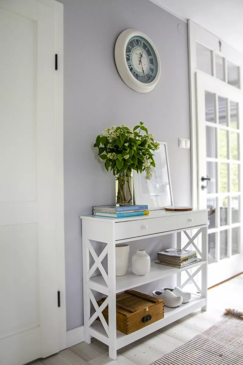 Beliani Konsolipöytä Laatikko Valkoinen MONTGOMERY 5 Beliani Konsolipöytä Laatikko Valkoinen MONTGOMERY - Image 3