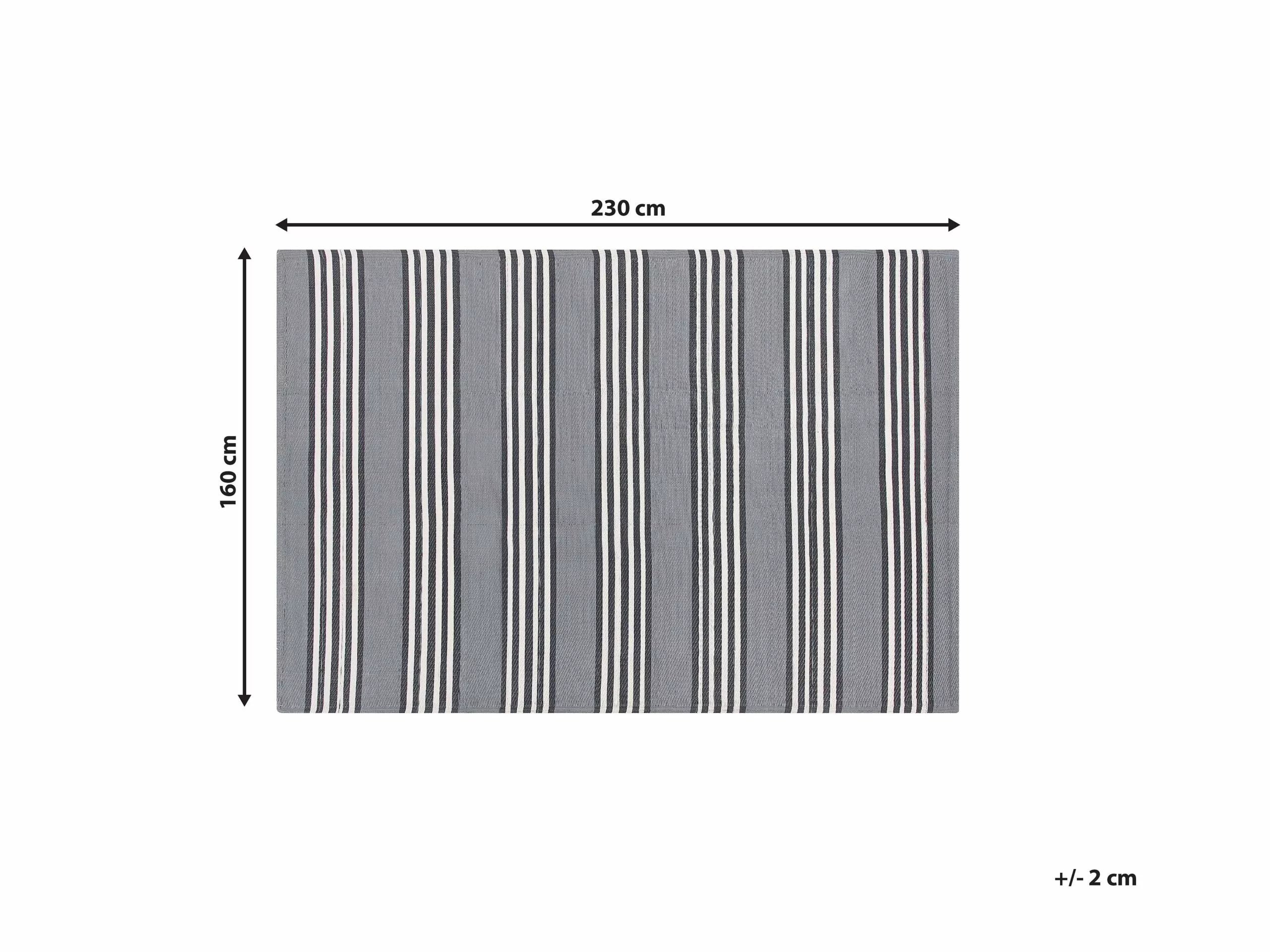 Beliani Ulkomatto Harmaa 160 X 230 Cm SAUGOR - Image 6