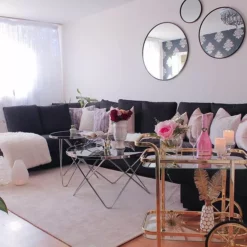 Beliani Sohvapöytä Lasitasolla Metalli Musta/kulta MERIDIAN II 12 Beliani Sohvapöytä Lasitasolla Metalli Musta/kulta MERIDIAN II -Ruokapöydät Myyntikauppa undef src sa picid 769423 type whitesh image