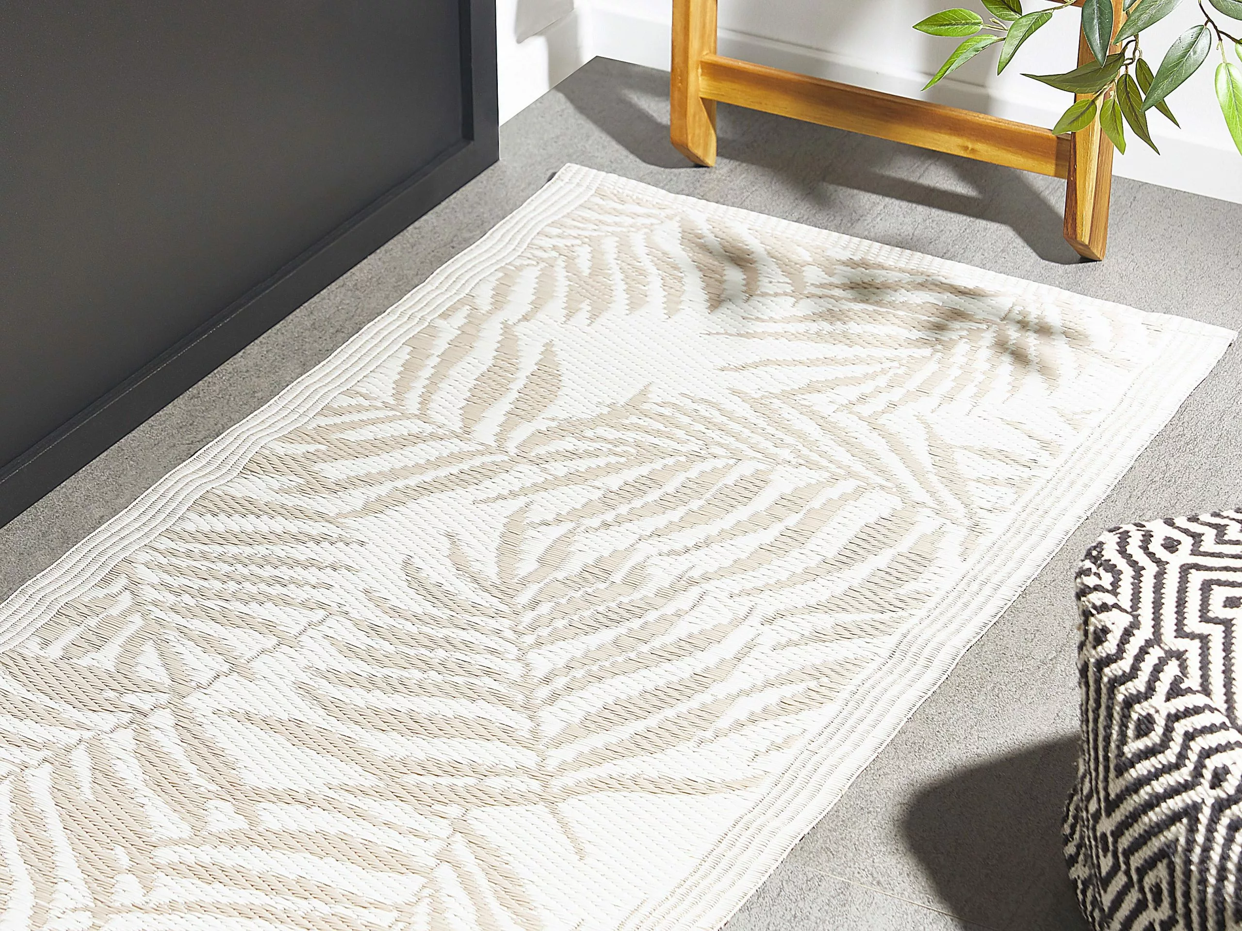 Beliani Ulkomatto Kaksipuolinen Beige KOTA Useita Kokoja - Image 2