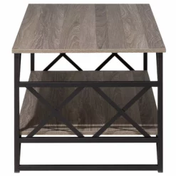 Beliani Sohvapöytä Ruskeanharmaa/musta BOLTON 17 Beliani Sohvapöytä Ruskeanharmaa/musta BOLTON -Ruokapöydät Myyntikauppa undef src sa picid 776536 type whitesh image scaled