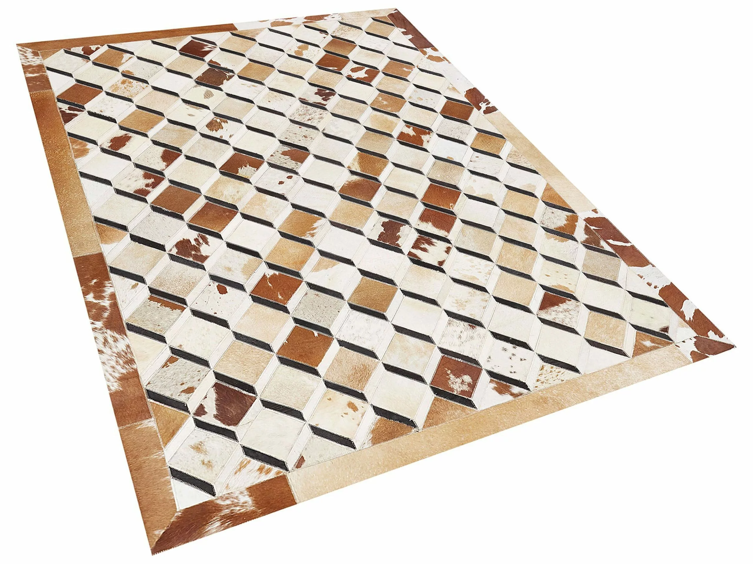 Beliani Matto Lehmännahka Ruskea SERINOVA Useita Kokoja 5 Beliani Matto Lehmännahka Ruskea SERINOVA Useita Kokoja - Image 3