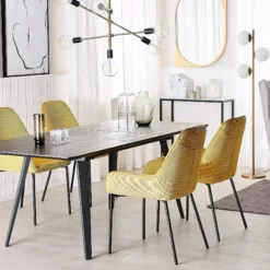 Beliani Ruokapöytä Jatkettava Musta 160/200 X 90 Cm IRVINGTON -Ruokapöydät Myyntikauppa undef src sa picid 786004 type whitesh image scaled