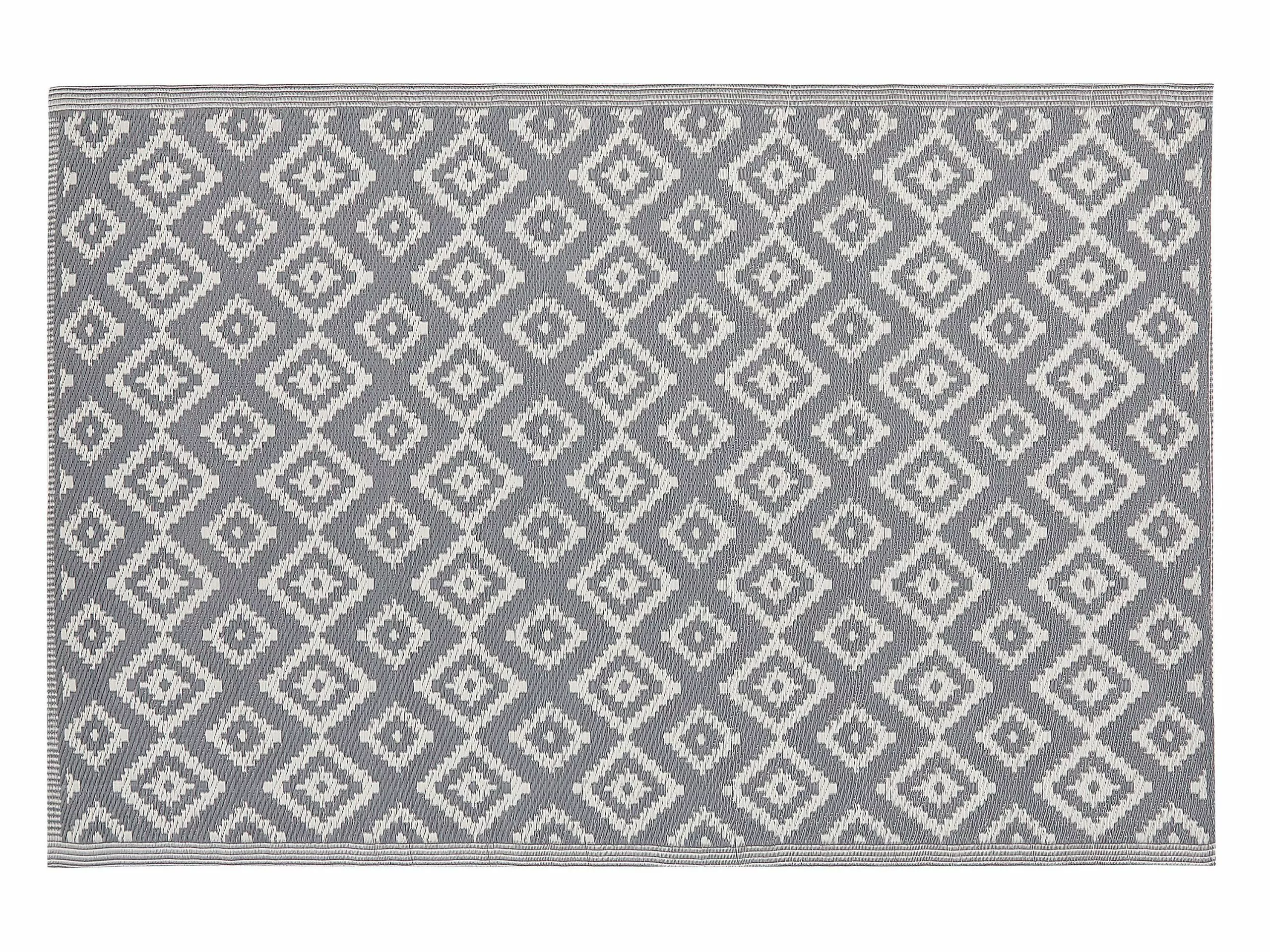 Beliani Ulkomatto Harmaa 120 X 180 Cm DHULE 3 Beliani Ulkomatto Harmaa 120 X 180 Cm DHULE