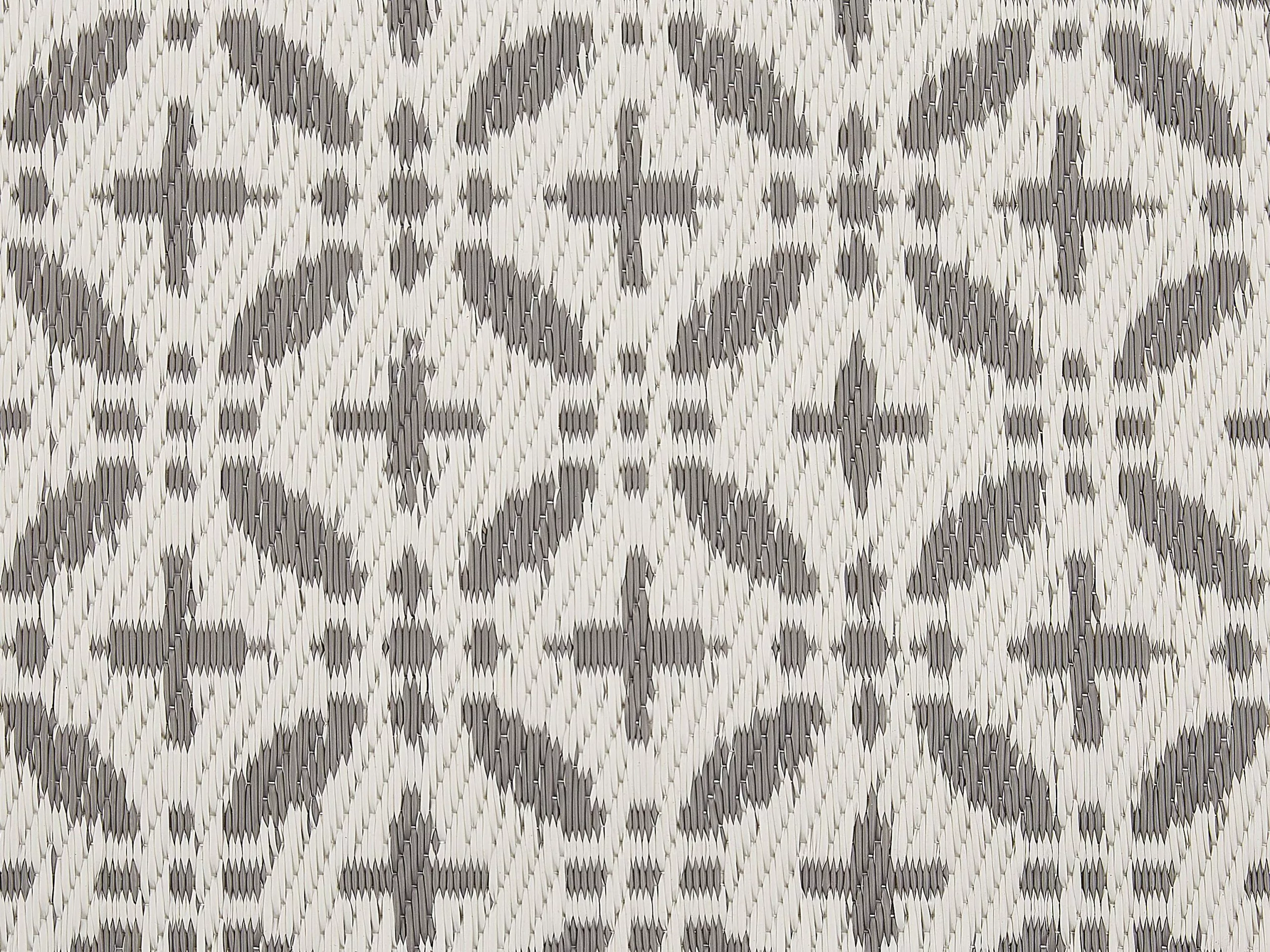 Beliani Ulkomatto Harmaa 160 X 230 Cm ABOHAR 6 Beliani Ulkomatto Harmaa 160 X 230 Cm ABOHAR - Image 4