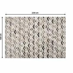 Beliani Matto Lehmännahka Ruskea/beige TAVAK Useita Kokoja -Ruokapöydät Myyntikauppa undef src sa picid 787196 type whitesh image scaled