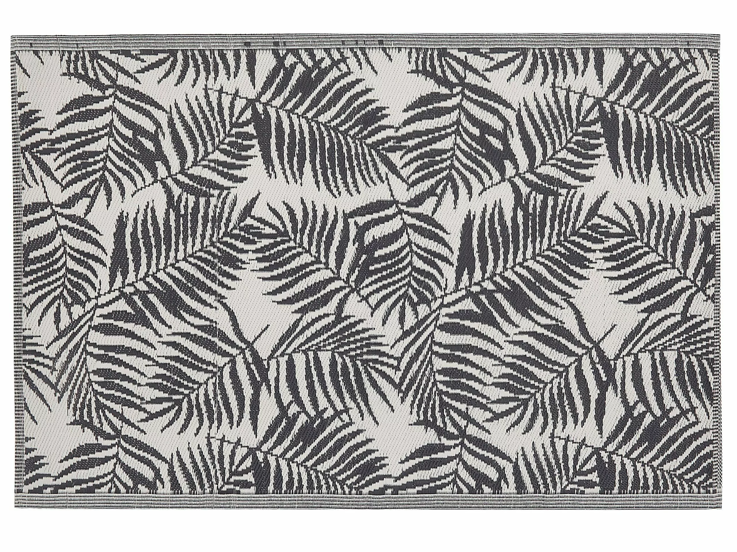 Beliani Ulkomatto Kaksipuolinen Musta 120 X 180 Cm KOTA