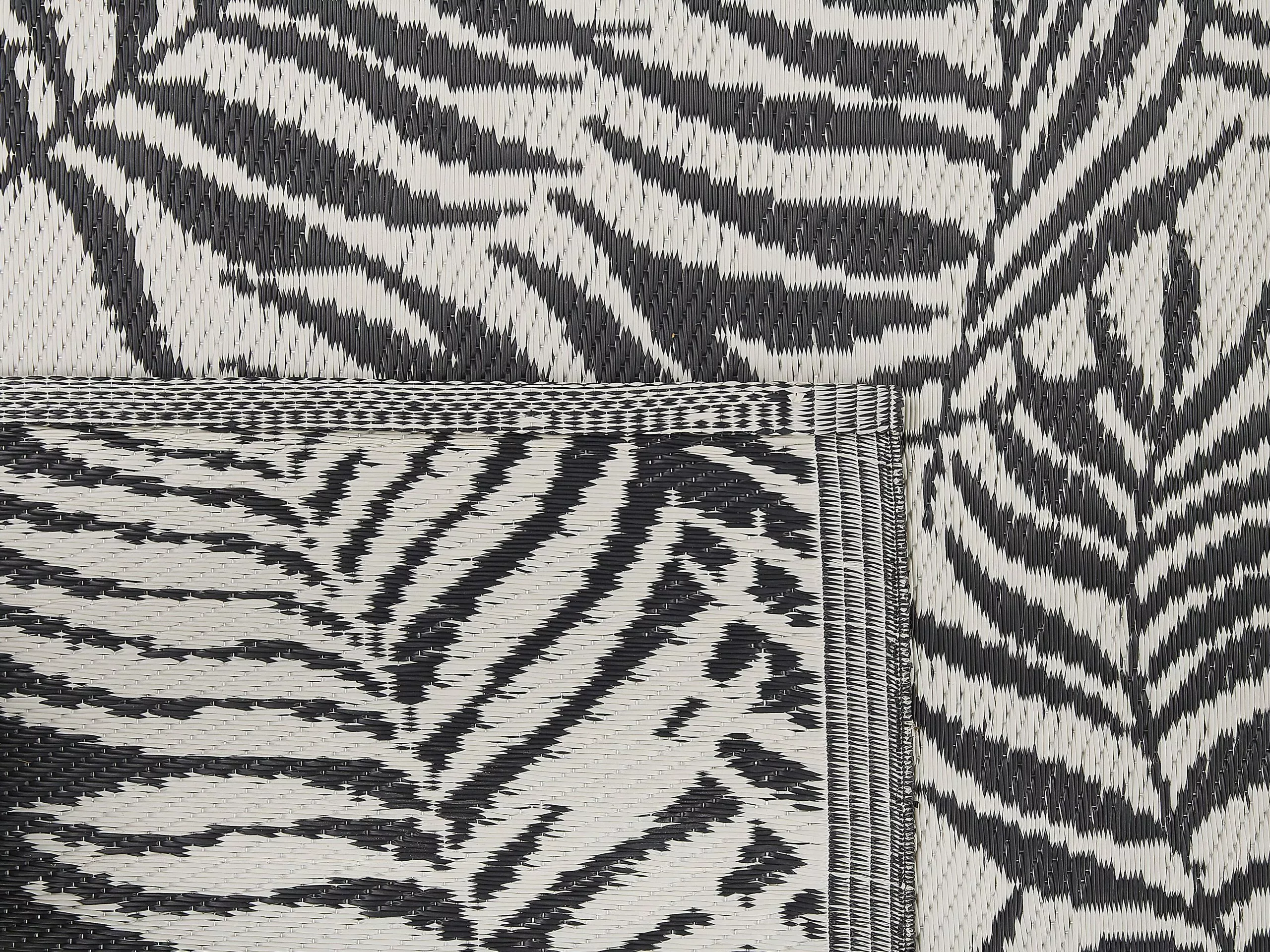 Beliani Ulkomatto Kaksipuolinen Musta 120 X 180 Cm KOTA - Image 7