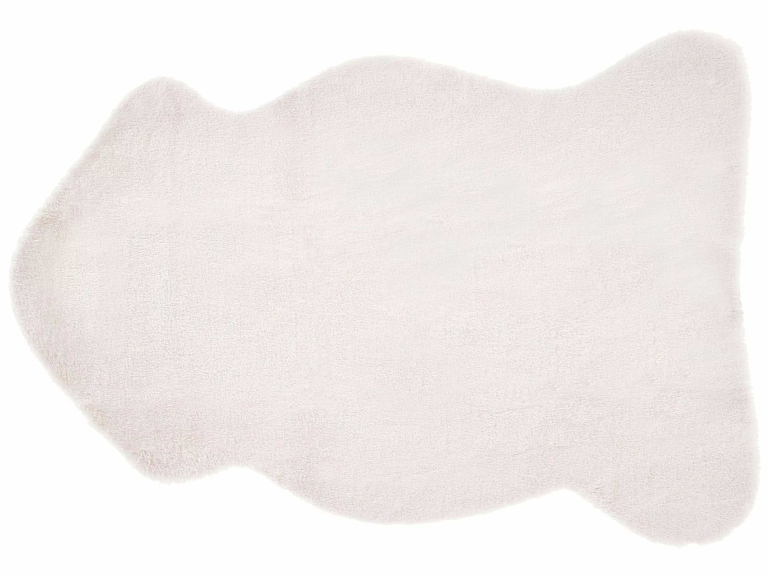 Beliani Tekotalja Valkoinen 60 X 90 Cm UNDARA 3 Beliani Tekotalja Valkoinen 60 X 90 Cm UNDARA