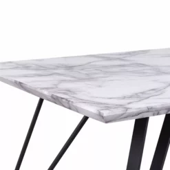 Beliani Ruokapöytä Marmorikuvio Valkoinen/musta 150 X 80 Cm MOLDEN 12 Beliani Ruokapöytä Marmorikuvio Valkoinen/musta 150 X 80 Cm MOLDEN -Ruokapöydät Myyntikauppa undef src sa picid 790643 type whitesh image scaled