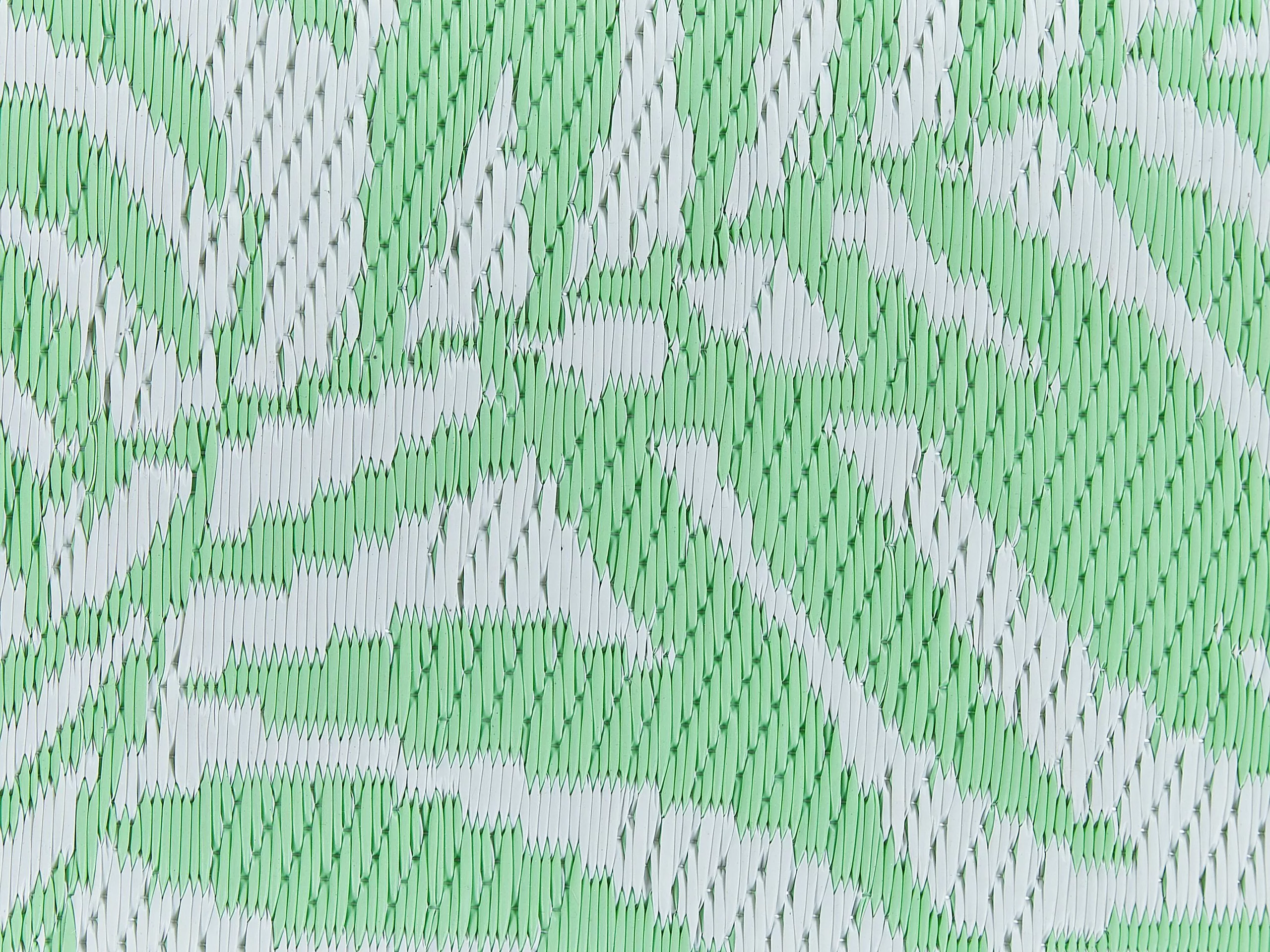 Beliani Ulkomatto Kaksipuolinen Vaaleanvihreä 120 X 180 Cm KOTA - Image 5