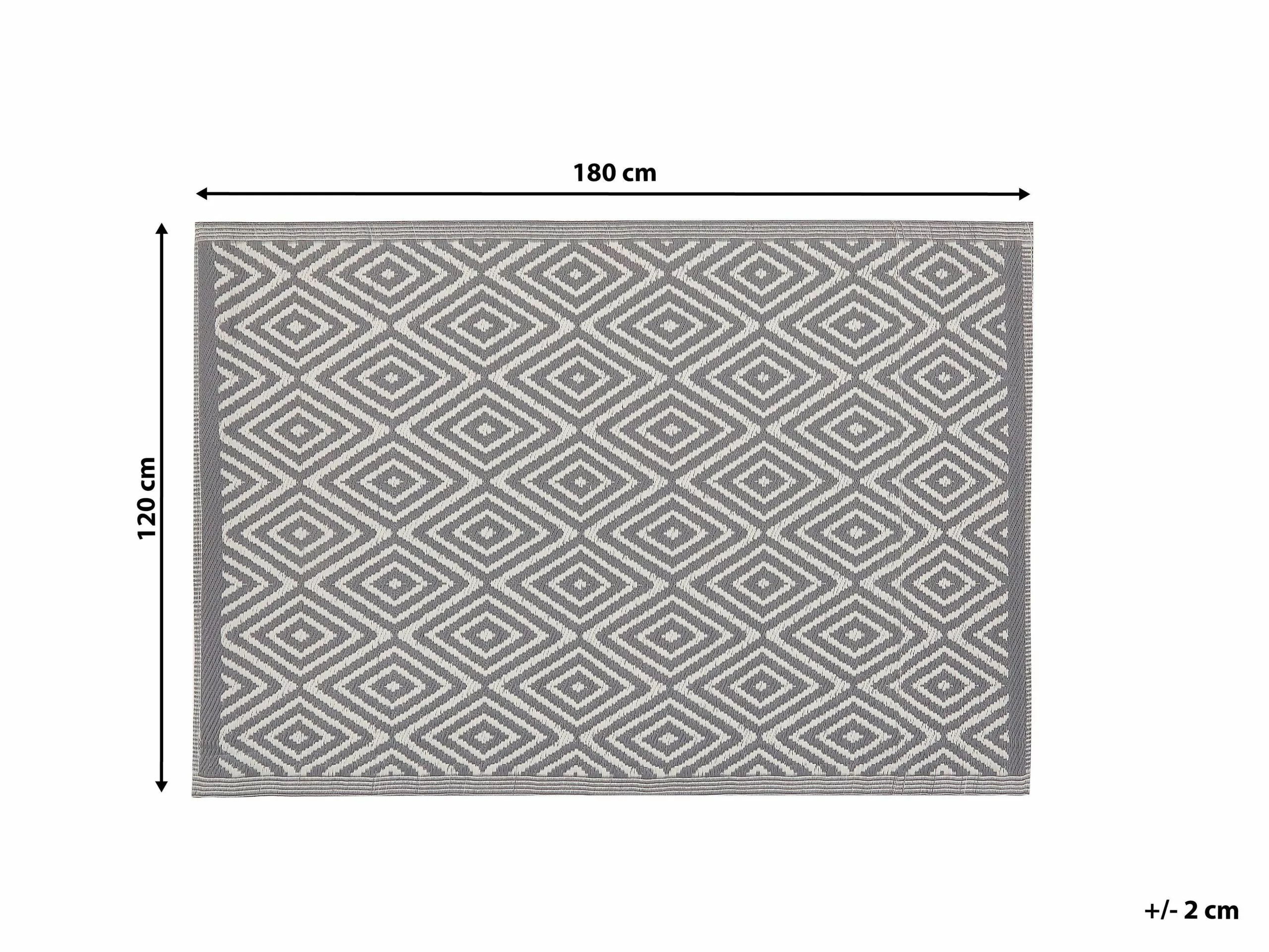 Beliani Ulkomatto Harmaa 120 X 180 Cm SIKAR - Image 6