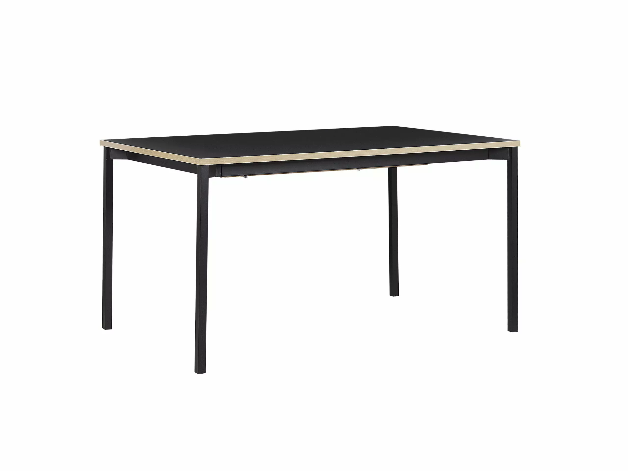 Beliani Ruokapöytä Jatkettava Musta AVIS Useita Kokoja 6 Beliani Ruokapöytä Jatkettava Musta AVIS Useita Kokoja - Image 4