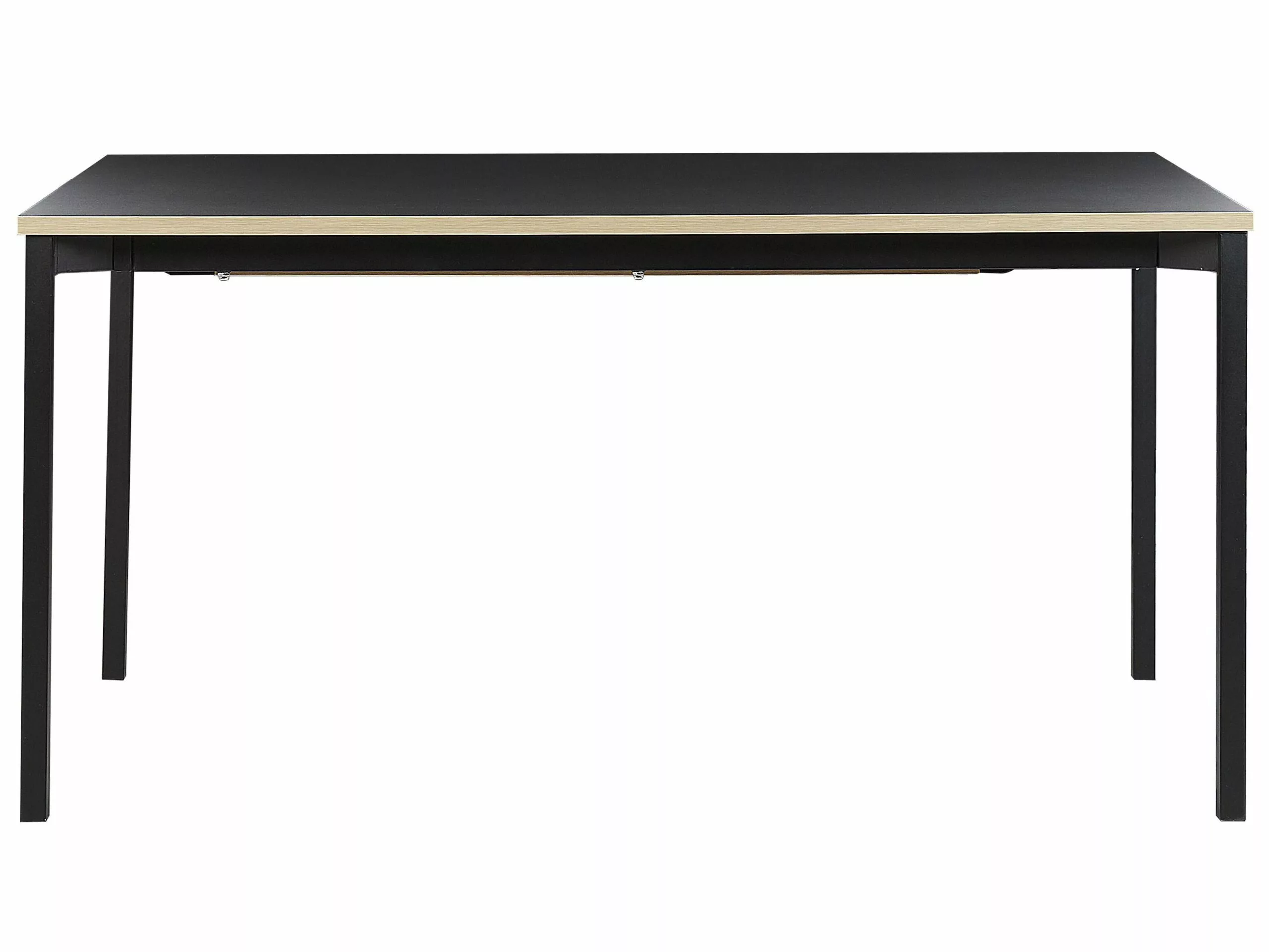 Beliani Ruokapöytä Jatkettava Musta AVIS Useita Kokoja 8 Beliani Ruokapöytä Jatkettava Musta AVIS Useita Kokoja - Image 6