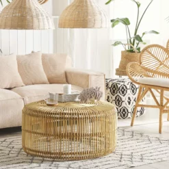 Beliani Sohvapöytä Rottinki Luonnonväri LIMNI 13 Beliani Sohvapöytä Rottinki Luonnonväri LIMNI -Ruokapöydät Myyntikauppa undef src sa picid 793815 type color image scaled