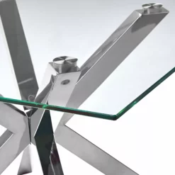 Beliani Sohvapöytä Lasitasolla Rosteri Hopea STARLIGHT 11 Beliani Sohvapöytä Lasitasolla Rosteri Hopea STARLIGHT -Ruokapöydät Myyntikauppa undef src sa picid 798470 type whitesh image scaled