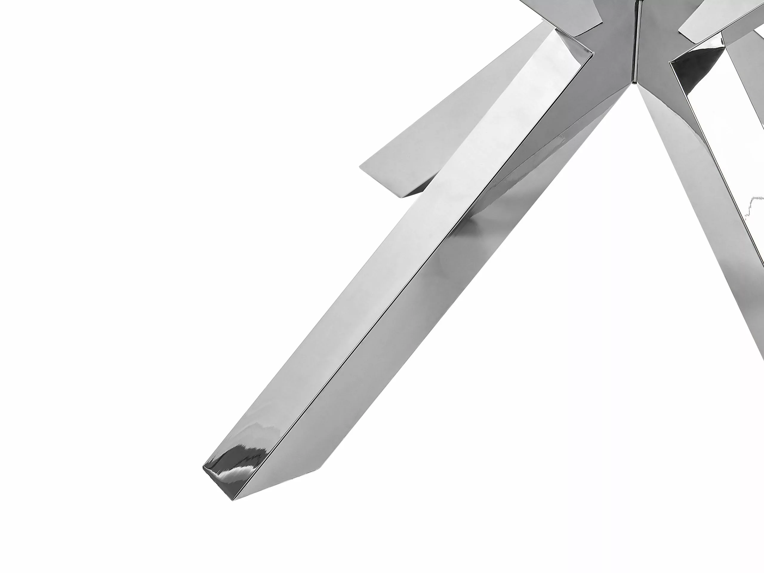 Beliani Sohvapöytä Lasitasolla Rosteri Hopea STARLIGHT 7 Beliani Sohvapöytä Lasitasolla Rosteri Hopea STARLIGHT - Image 5