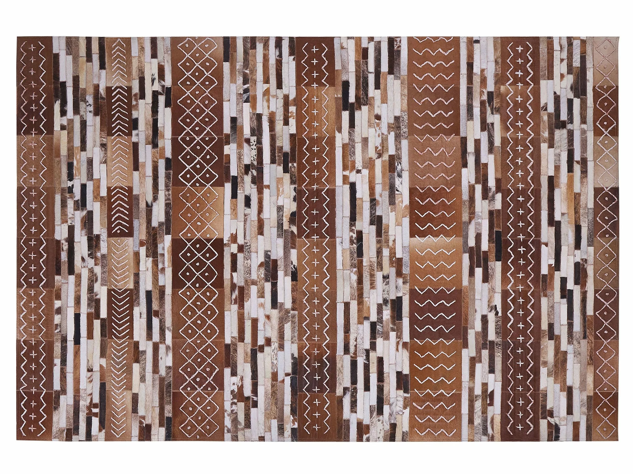 Beliani Matto Lehmännahka Ruskea HEREKLI Useita Kokoja 5 Beliani Matto Lehmännahka Ruskea HEREKLI Useita Kokoja - Image 3