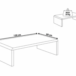 Beliani Sohvapöytä Valkoinen MILWAUKEE 13 Beliani Sohvapöytä Valkoinen MILWAUKEE -Ruokapöydät Myyntikauppa undef src sa picid 799080 type whitesh image scaled