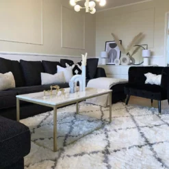 Beliani Sohvapöytä Marmorikuvio Beige/kulta DELANO 19 Beliani Sohvapöytä Marmorikuvio Beige/kulta DELANO -Ruokapöydät Myyntikauppa undef src sa picid 804603 type whitesh image