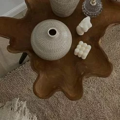 Beliani Sivupöytä Tiikki Vaalea Puu/musta ELSA 14 Beliani Sivupöytä Tiikki Vaalea Puu/musta ELSA -Ruokapöydät Myyntikauppa undef src sa picid 806853 type whitesh image