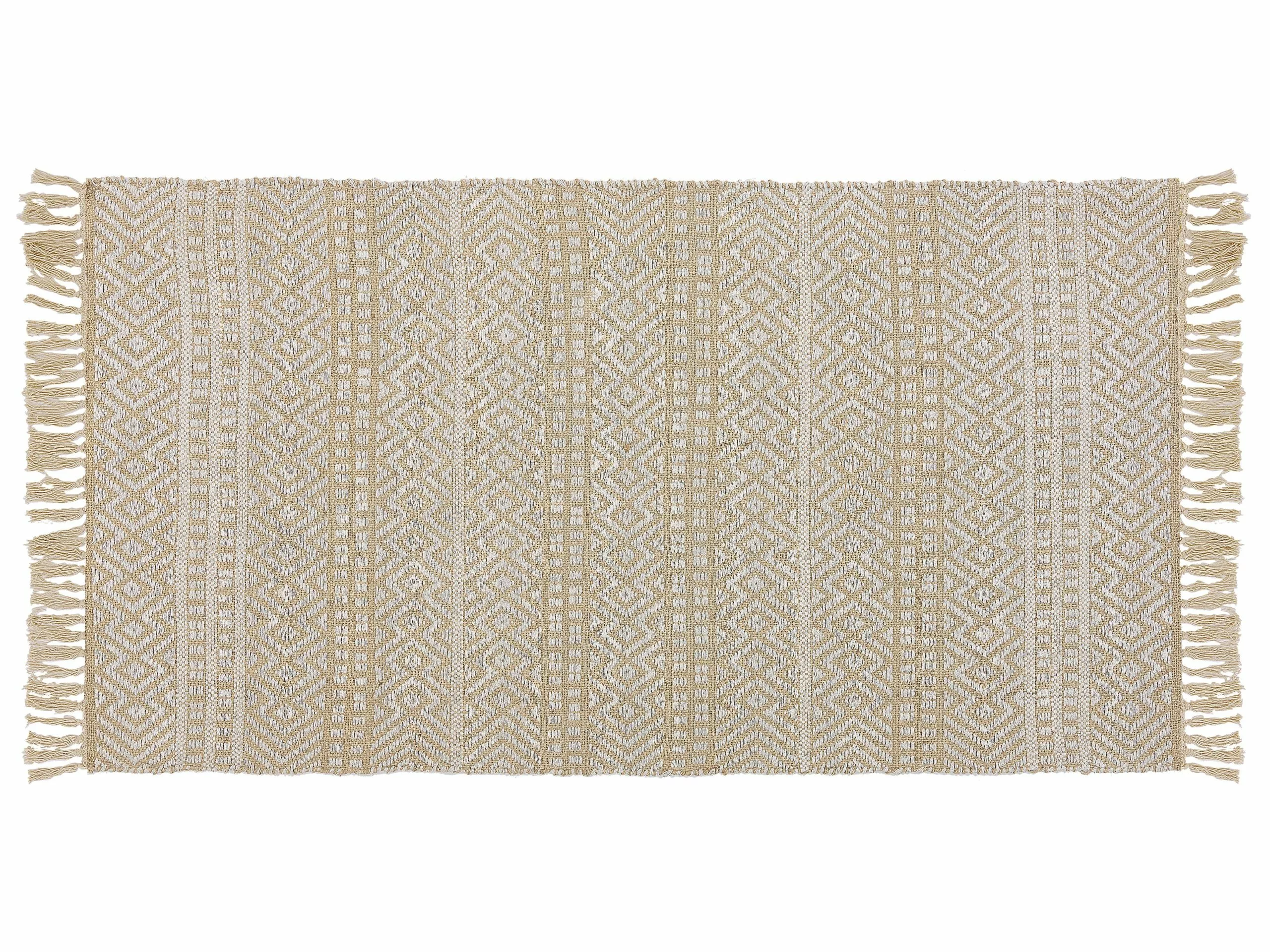 Beliani Matto Juutti Beige DORTYOL Useita Kokoja - Image 3