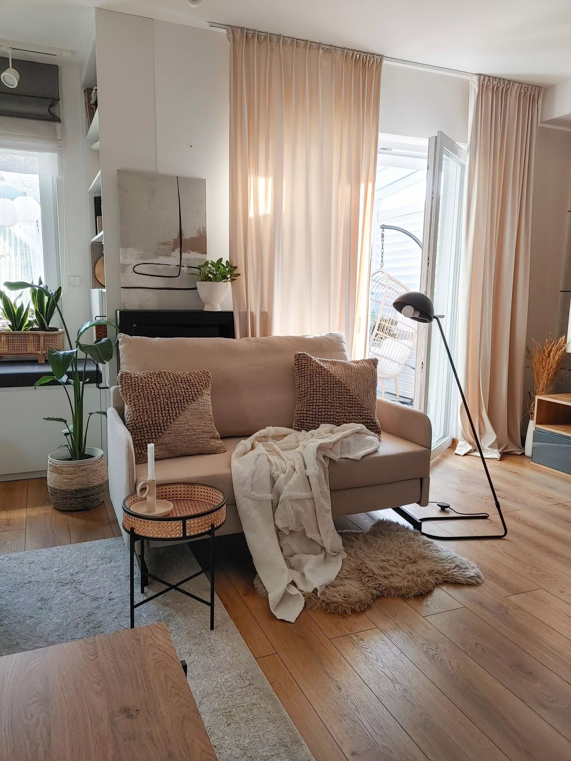 Beliani Sivupöytä Metalli Musta/luonnonväri VIENNA - Image 3