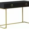 Beliani Konsolipöytä 2 Laatikkoa Musta/kulta WESTPORT -Ruokapöydät Myyntikauppa undef src sa picid 809728 type whitesh image scaled