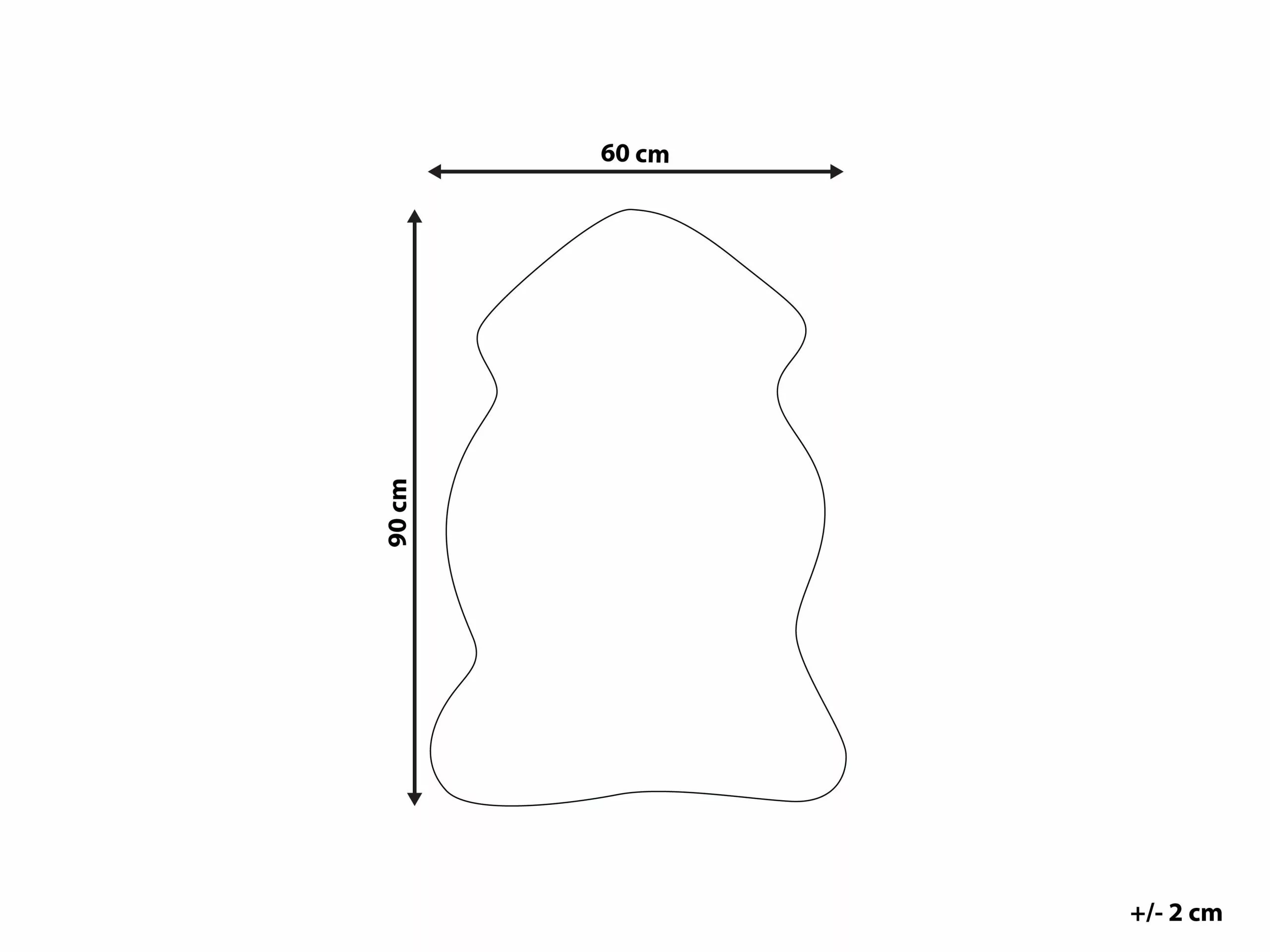 Beliani Tekotalja Harmaa 60 X 90 Cm UNDARA - Image 6