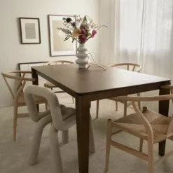 Beliani Ruokapöytä Tumma Puu 160 X 90 Cm LOTTIE -Ruokapöydät Myyntikauppa undef src sa picid 813131 type whitesh image