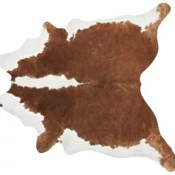 Beliani Lehmäntalja Ruskea/valkoinen NASQU Useita Kokoja