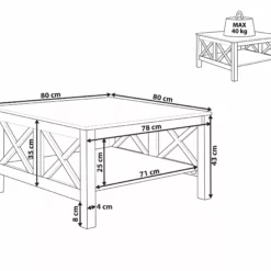 Beliani Sohvapöytä Valkoinen LOTTA 13 Beliani Sohvapöytä Valkoinen LOTTA -Ruokapöydät Myyntikauppa undef src sa picid 817076 type whitesh image scaled