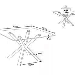 Beliani Sohvapöytä Lasitasolla Rosteri Hopea STARLIGHT 13 Beliani Sohvapöytä Lasitasolla Rosteri Hopea STARLIGHT -Ruokapöydät Myyntikauppa undef src sa picid 817077 type whitesh image scaled